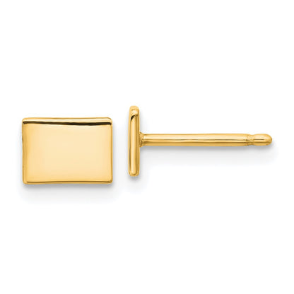 Gold Plated Sterling Silver/Gold Colorado State Earrings