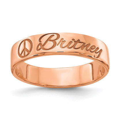 14K Rose Gold Customized Ring