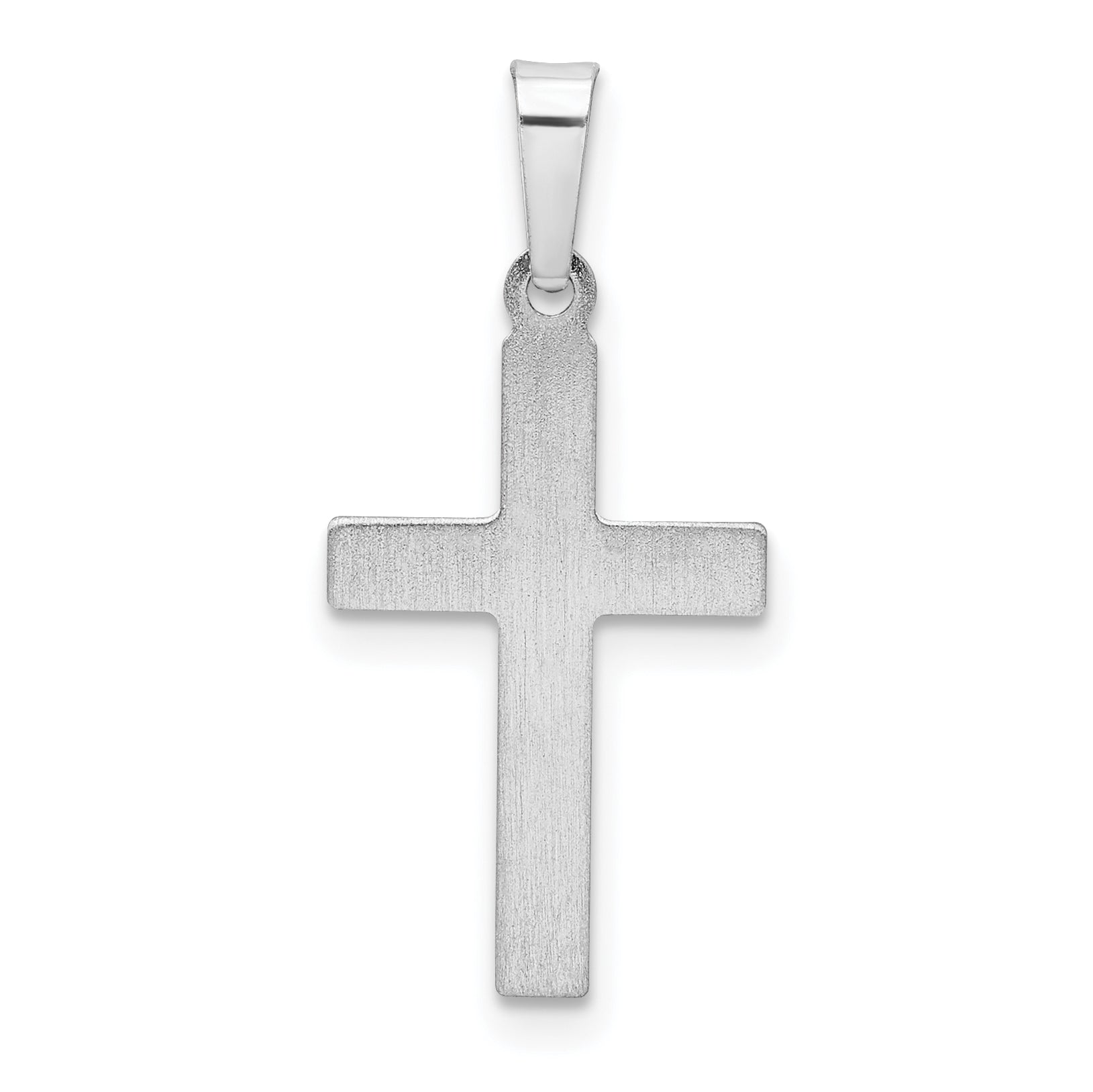 14k White Gold 14K White Gold Polished Latin Cross Pendant