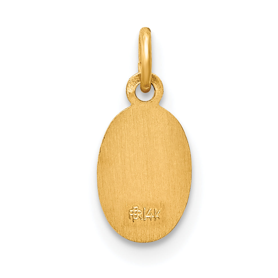 14k Yellow Gold 14k Saint Christopher Medal Charm