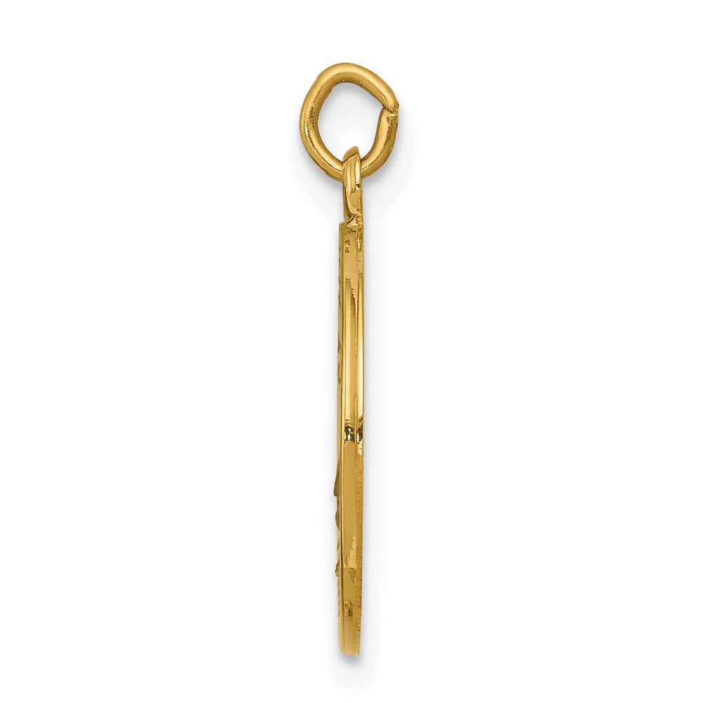 14k Yellow Gold Saint Elizabeth Seton Medal Charm