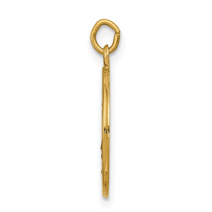 14k Yellow Gold Saint Elizabeth Seton Medal Charm