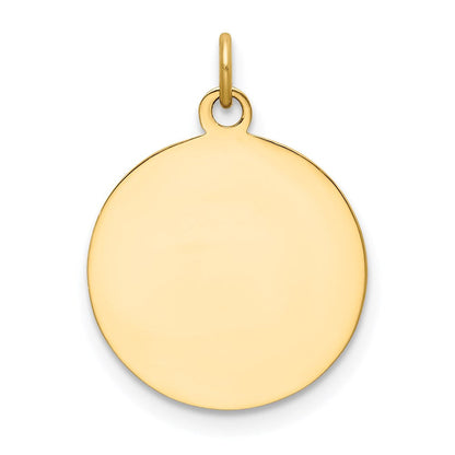 14k Yellow Gold Saint Elizabeth Seton Medal Charm