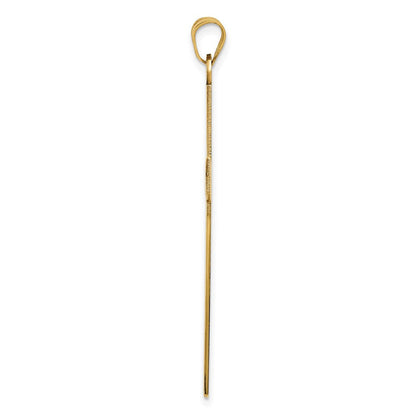 14k Yellow Gold Cross Pendant