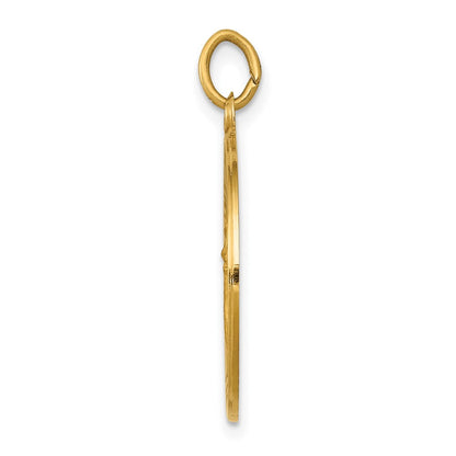 14k Yellow Gold Saint John Baptist Medal Pendant