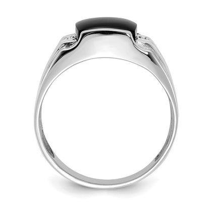 14k White Gold VS Real Diamond men's ring