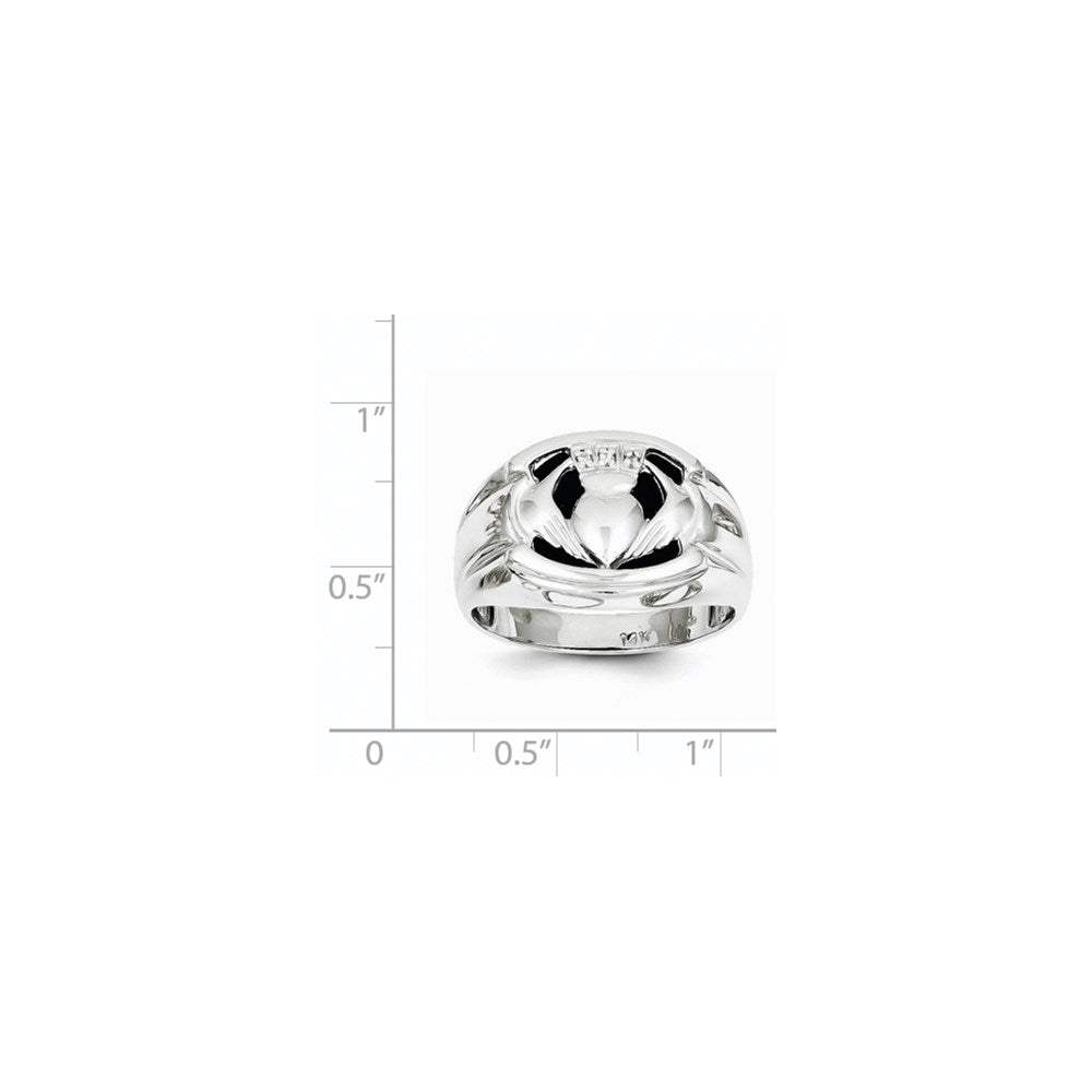 14k White Gold VS Real Diamond men's ring