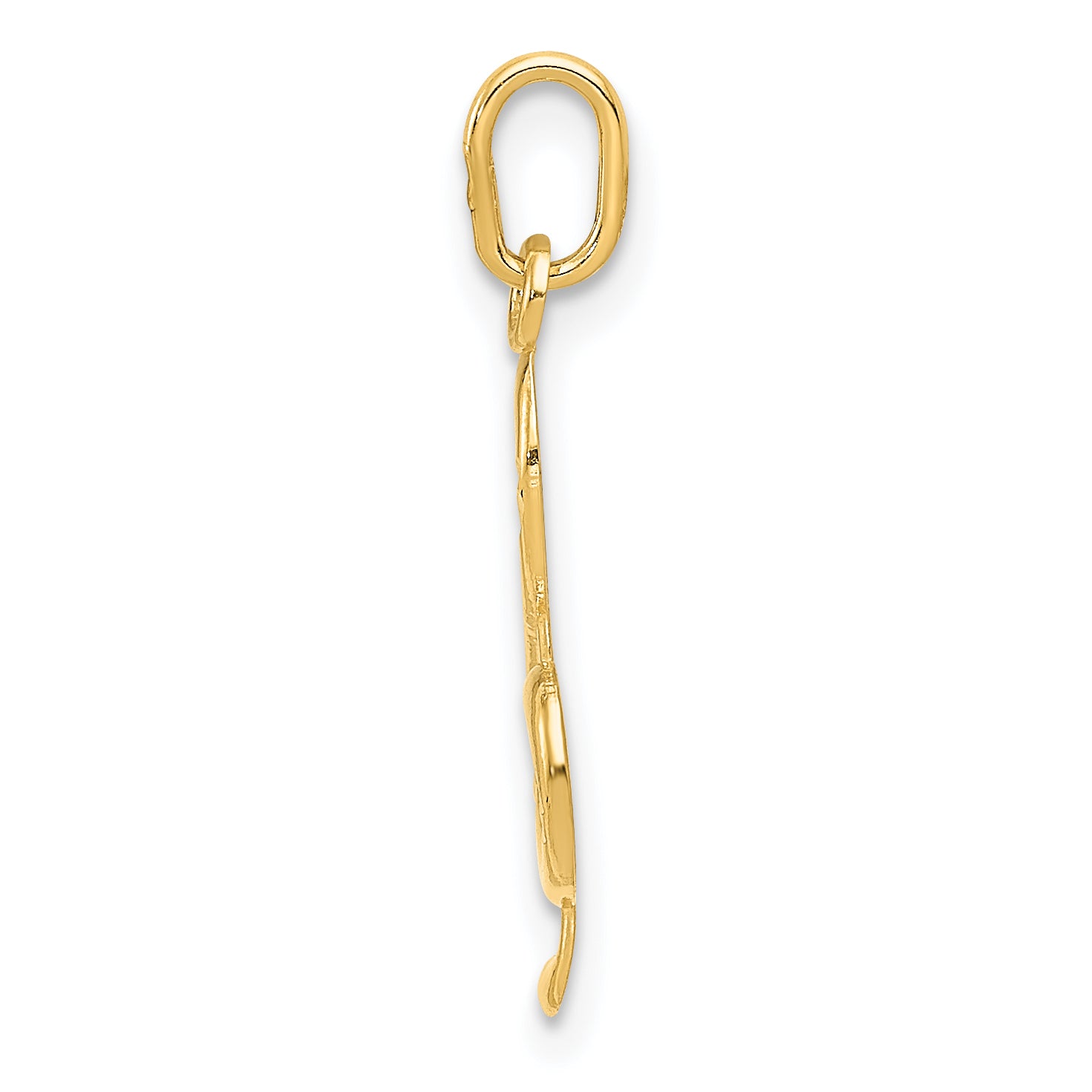 14k Yellow Gold 14K Treble Clef Pendant