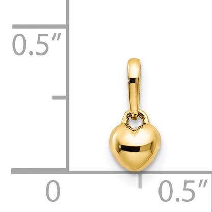 14k Yellow Gold 14k Children's Heart Pendant