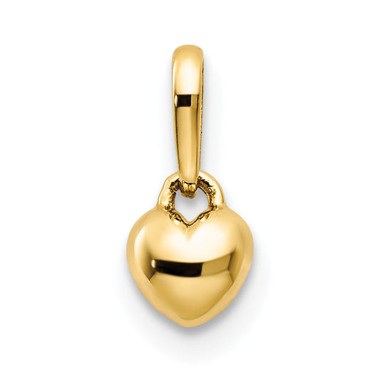 14k Yellow Gold 14k Children's Heart Pendant