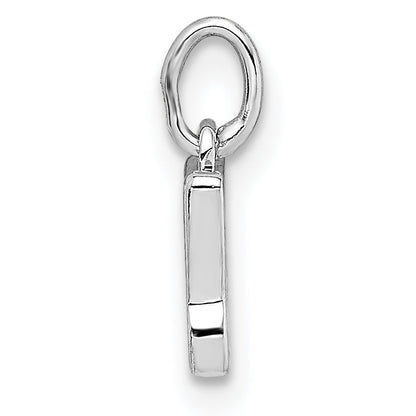 14K White Gold Cut Out Butterfly Pendant