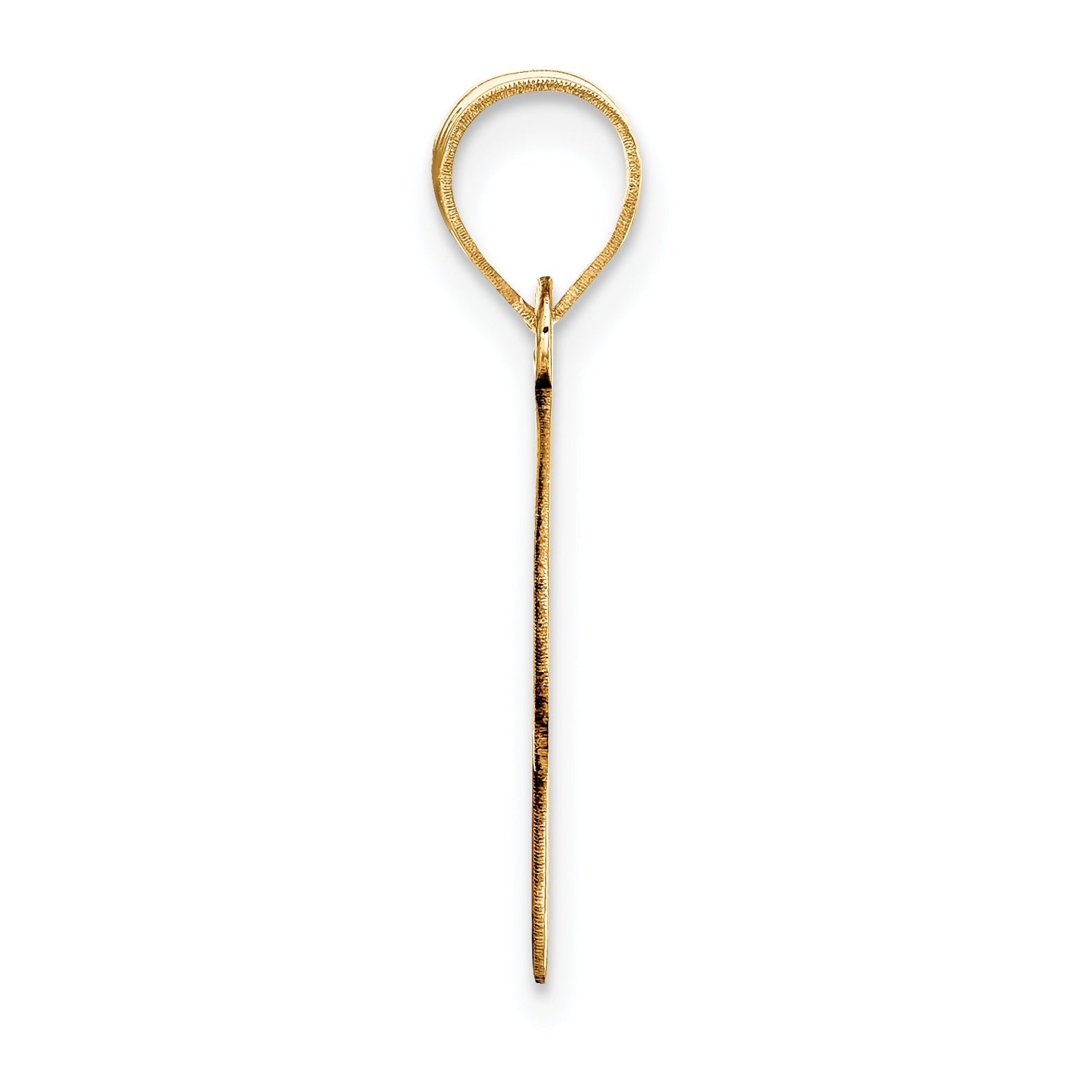 14k Yellow Gold 14k Polished Bubble Letter R Initial Pendant