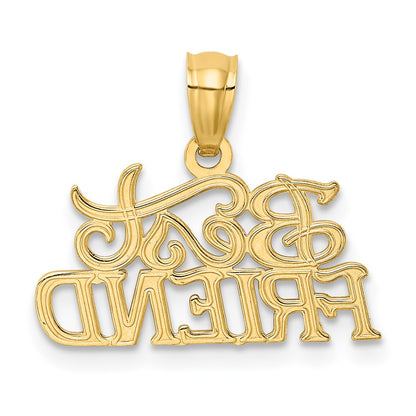 14k Yellow Gold 14k BEST FRIEND Pendant