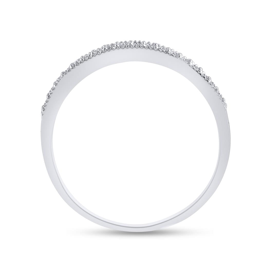 14k White Gold Princess Diamond Halo Bridal Wedding Ring Set 1/2 Cttw