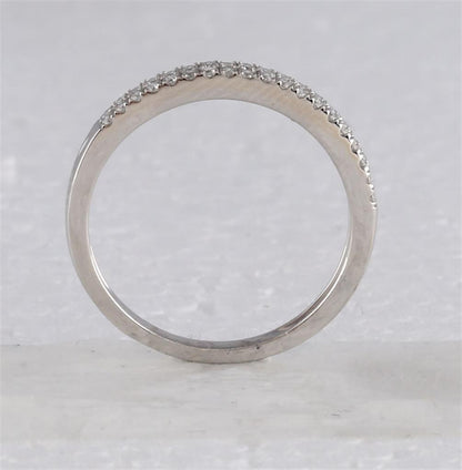 14k White Gold Round Diamond Bridal Wedding Ring Set 1 Cttw (Certified)