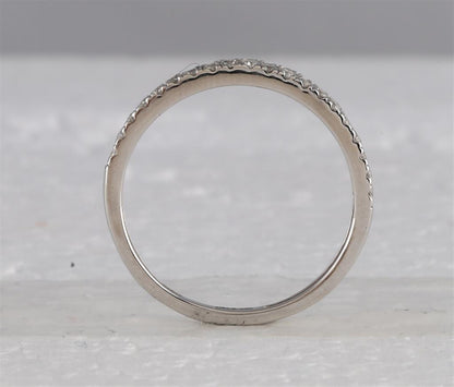 14k White Gold Round Diamond Bridal Wedding Ring Set 1 Cttw