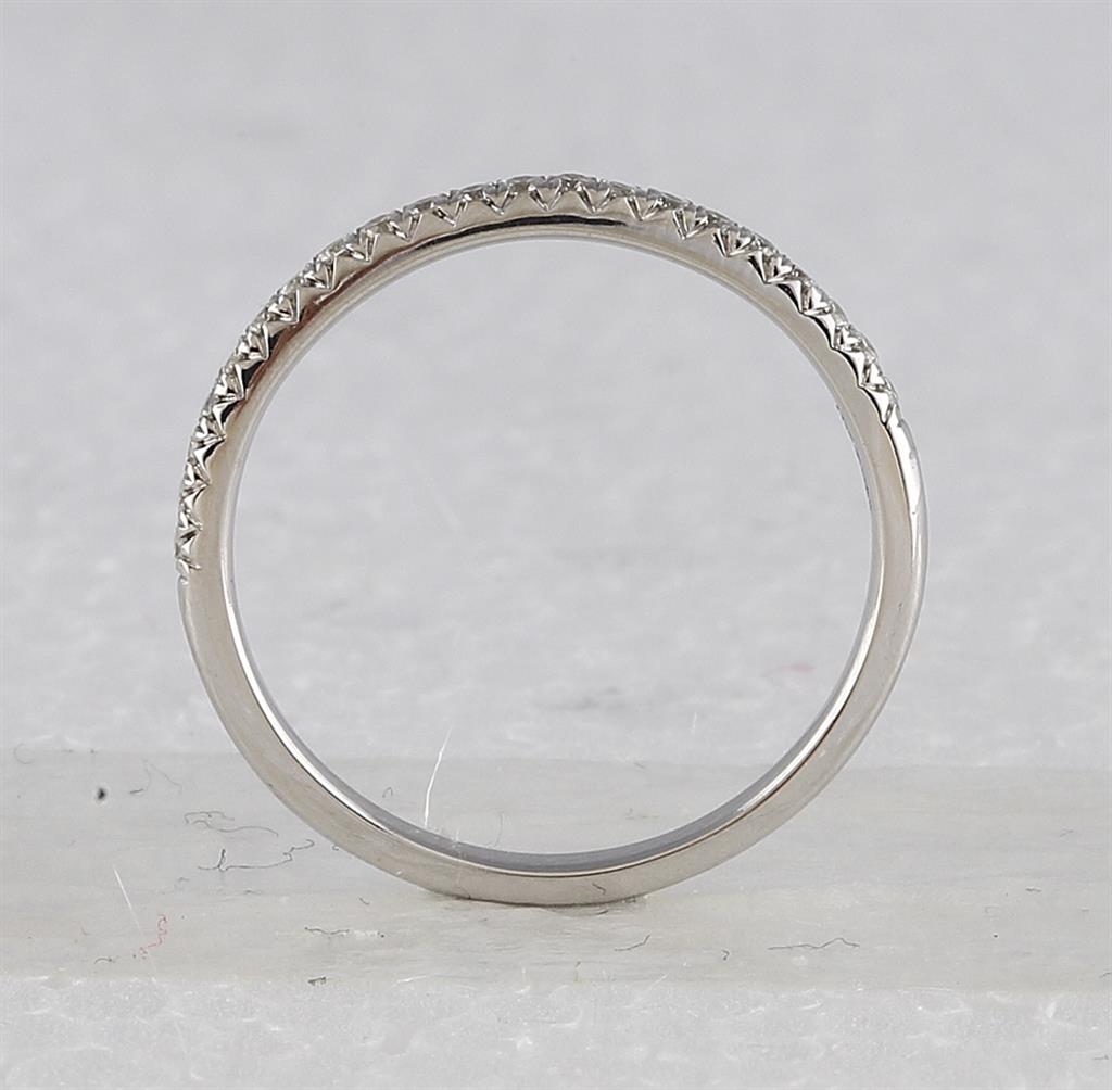 14k White Gold Round Diamond Bridal Wedding Ring Set 1 Cttw (Certified)