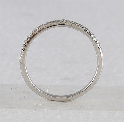 14k White Gold Round Diamond Bridal Wedding Ring Set 1 Cttw (Certified)