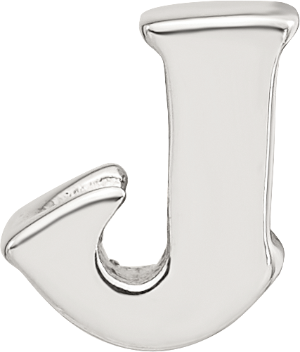 Sterling Silver Reflections Letter J Bead