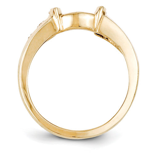 14k AAA Diamond Wrap