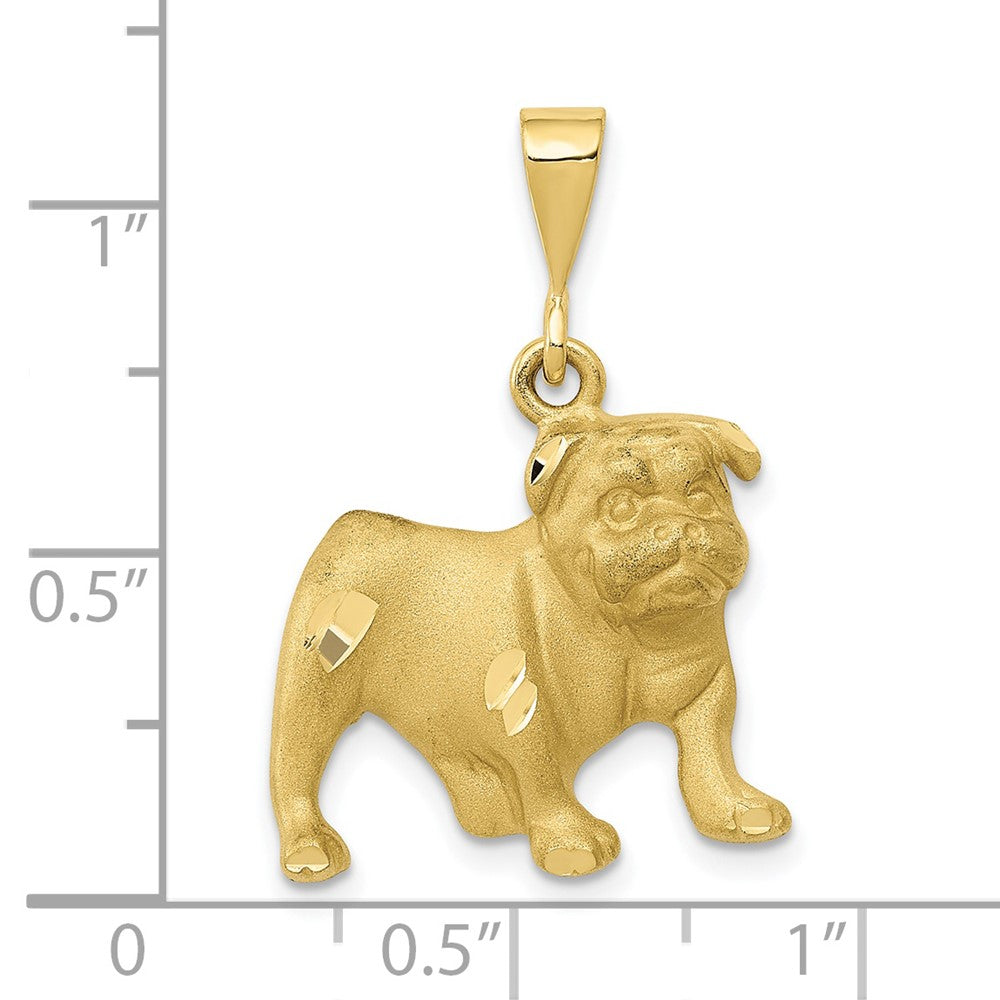 10K Two-tone Gold Dolphin Charm