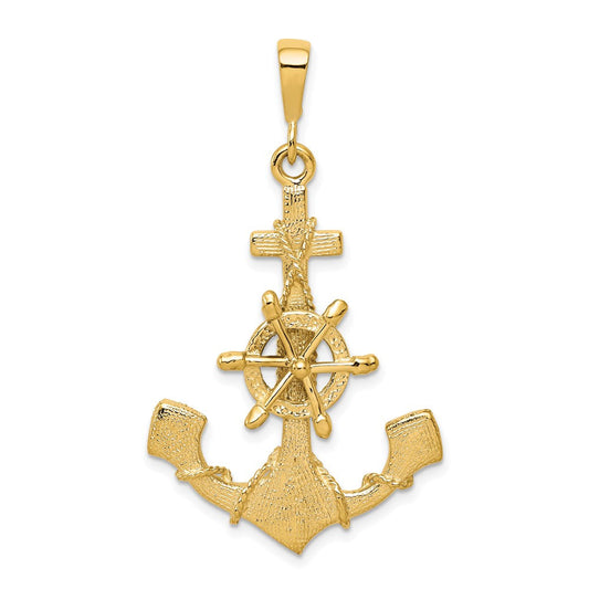 10k Yellow Gold Anchor Charm