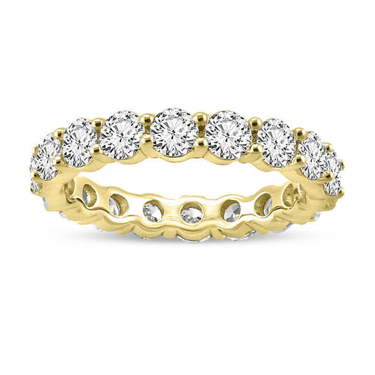 4 CT. T.W. Natural Diamond Eternity Band in Solid 14K Gold