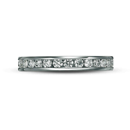 1.0 CT. T.W. Natural Diamond Eternity Band in Solid 14K White Gold (H/SI2)
