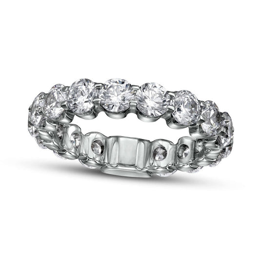 4 CT. T.W. Certified Lab-Created Diamond Eternity Anniversary Band in Solid 14K White Gold (F/VS2)