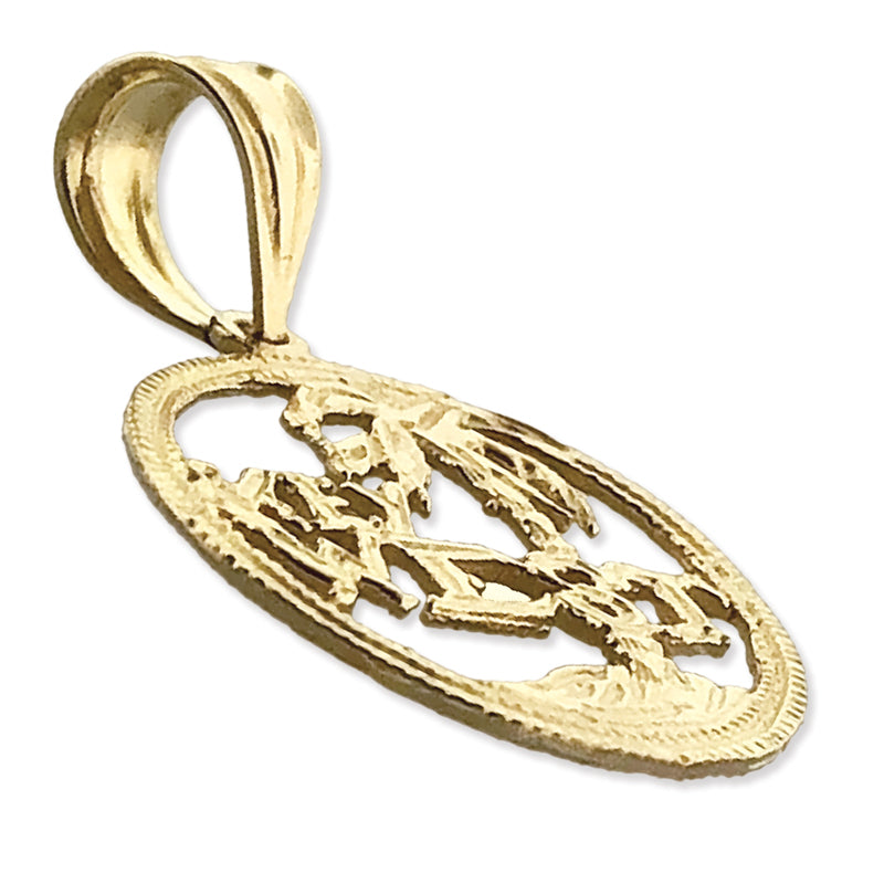 14K Gold Key West Island Charm