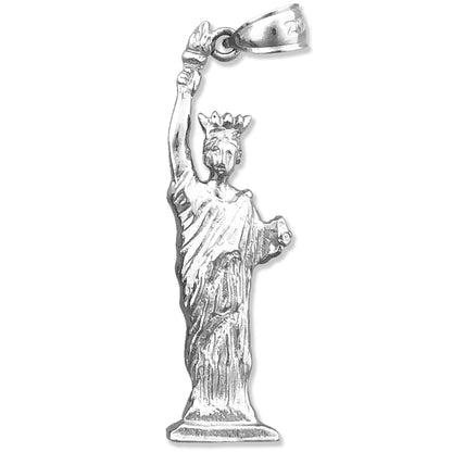 14K Gold Statue Of Liberty Pendant