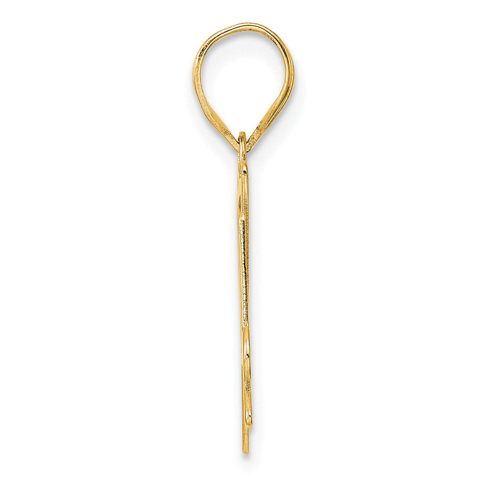 14k Yellow Gold Polished Number 94 Pendant