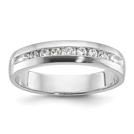 14k White Gold Men's Diamond Ring Mounting