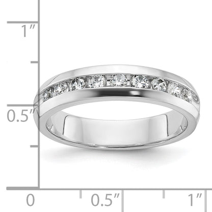 14k White Gold Men's Diamond Ring Mounting