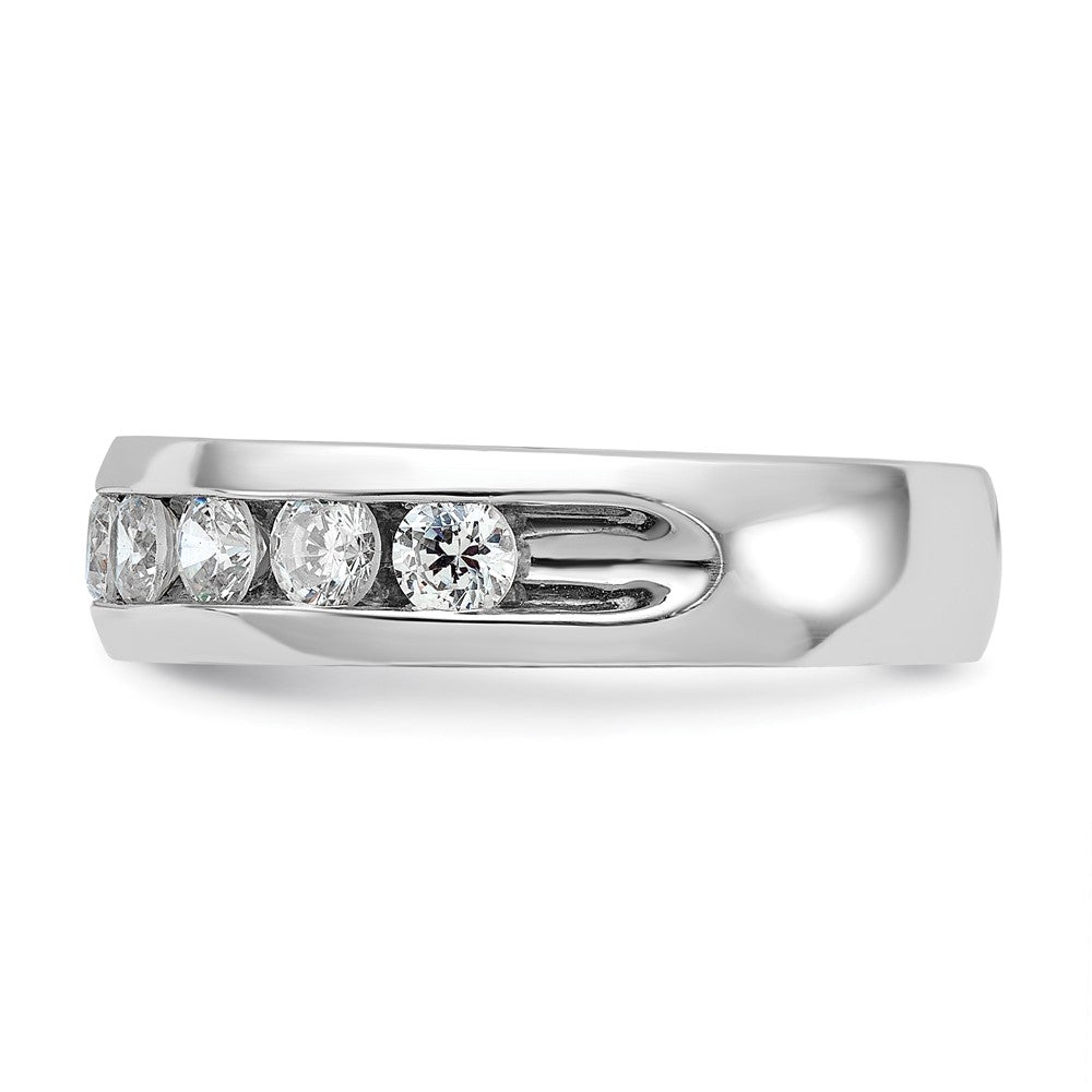 14k White Gold Men's Diamond Ring Mounting