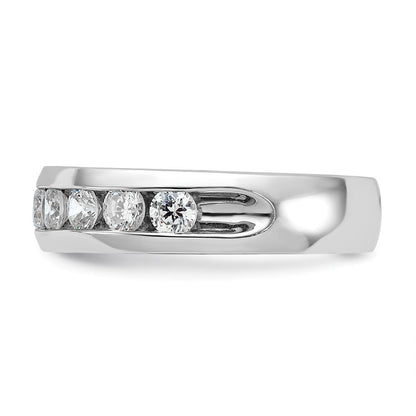 14k White Gold Men's Diamond Ring Mounting