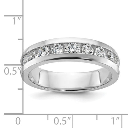 14k White Gold Men's Diamond Ring Mounting