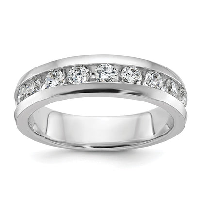 14k White Gold Men's Diamond Ring Mounting