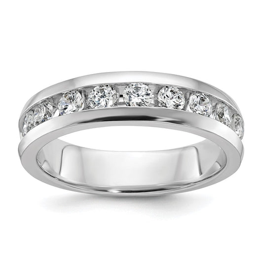 14k White Gold Men's Diamond Ring Mounting