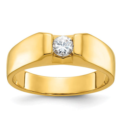14k Yellow Gold Men's Diamond Ring Mounting