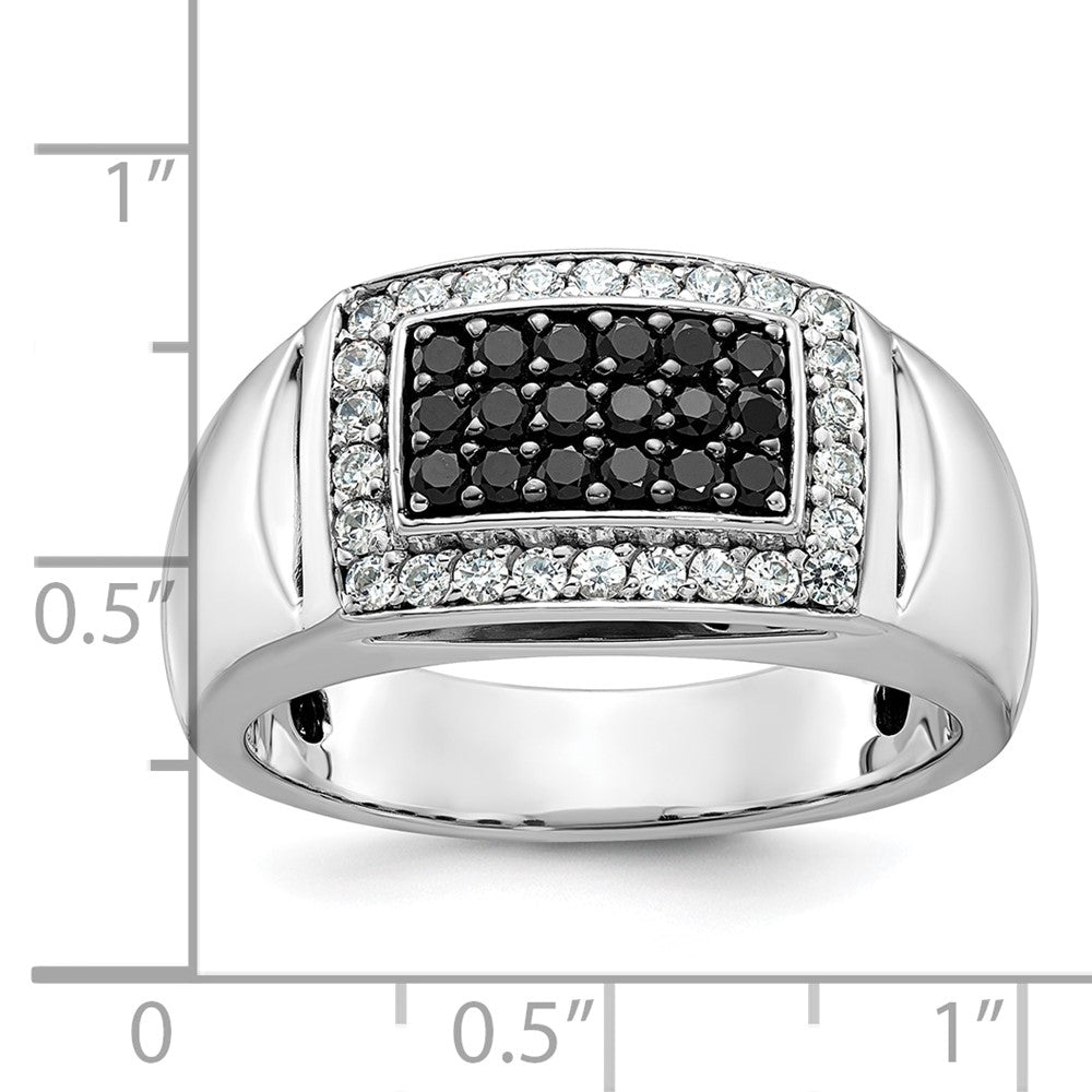 14k White Gold Men's Diamond Ring Mounting