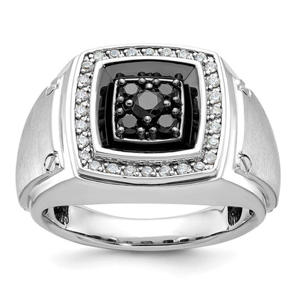 14k White Gold Men's Diamond Ring Mounting