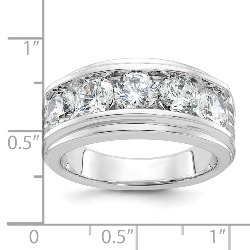 14k White Gold Men's Diamond Ring Mounting