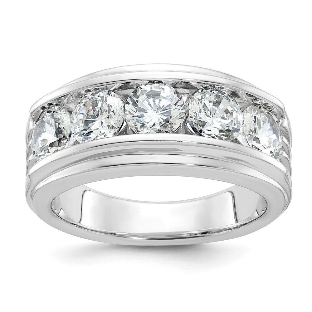 14k White Gold Men's Diamond Ring Mounting