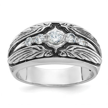 14k White Gold Men's Diamond Ring Mounting