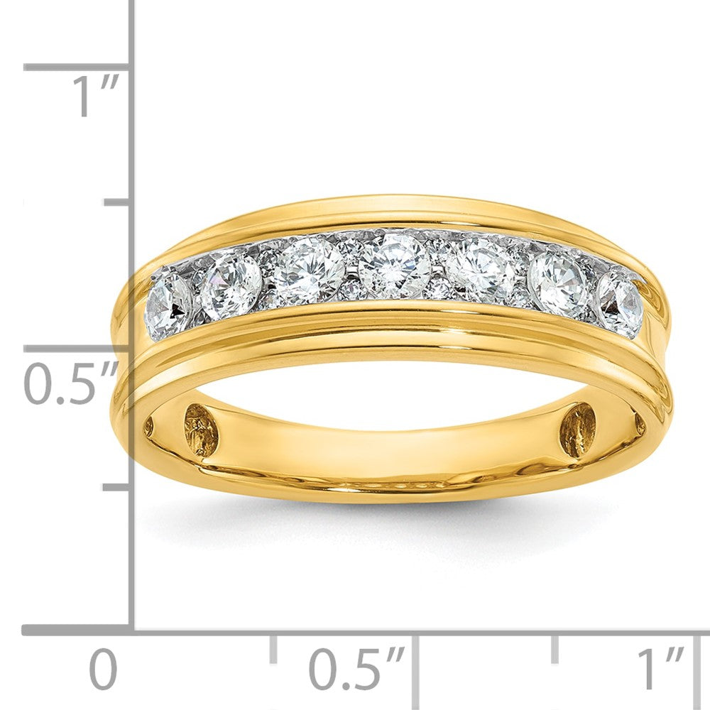 14k Yellow Gold Men's Diamond Ring Mounting