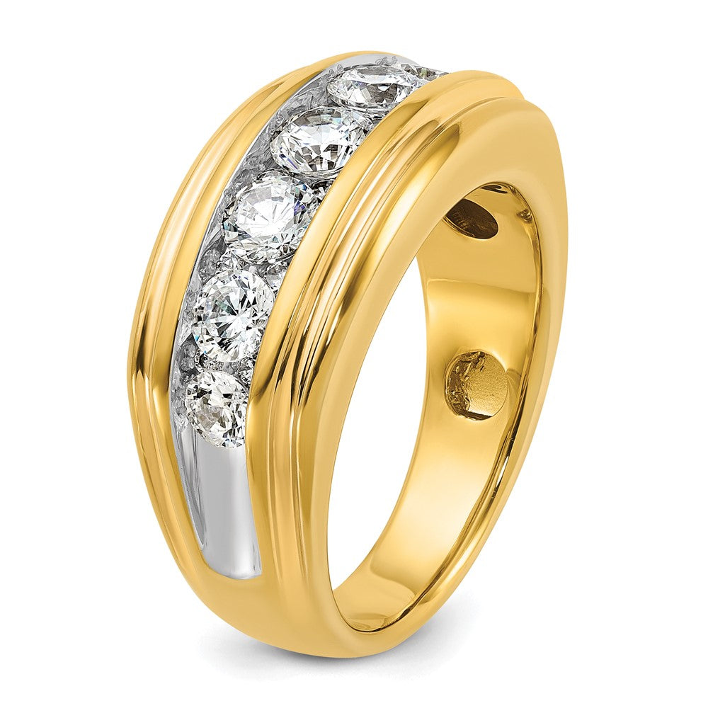 14k Yellow Gold Men's Diamond Ring Mounting