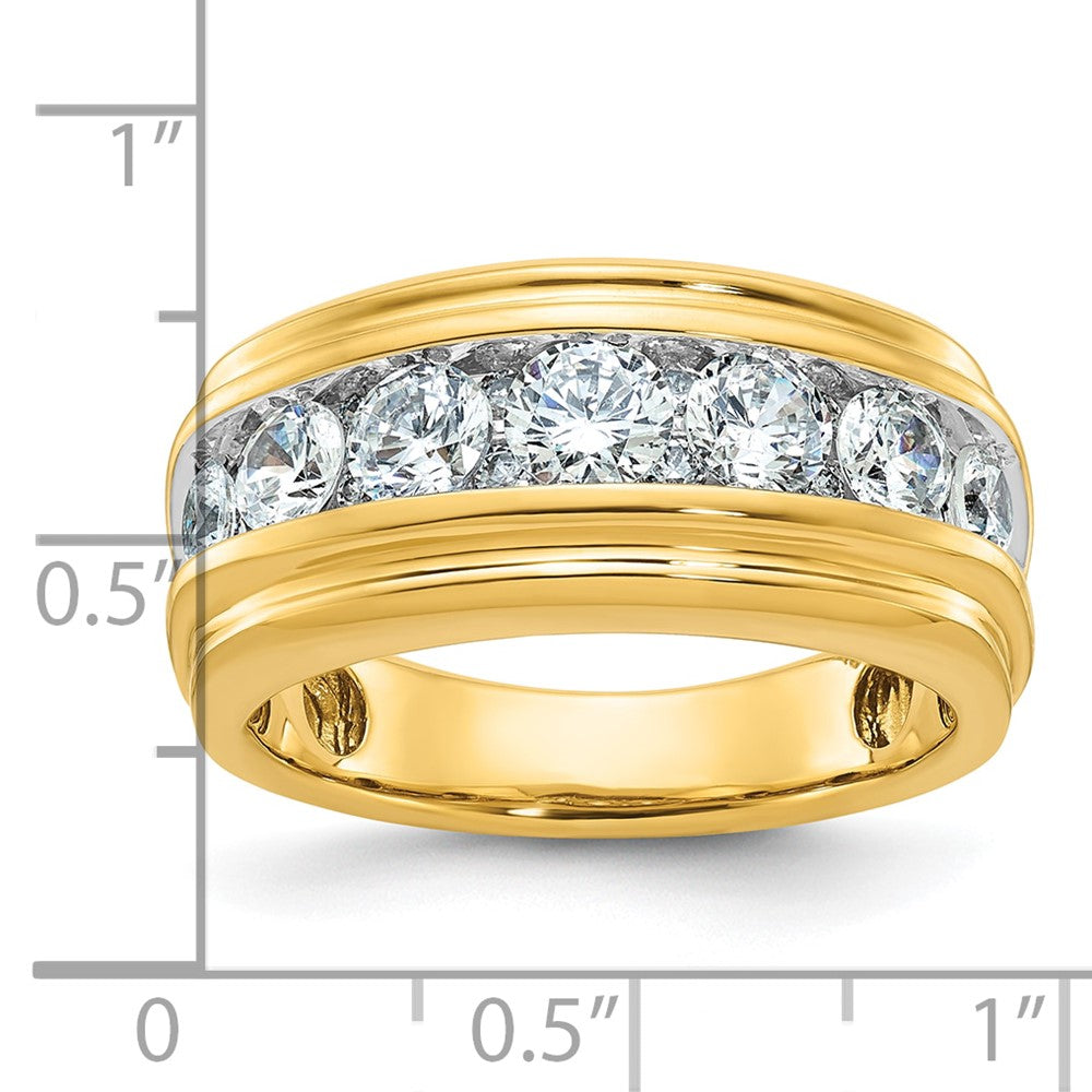 14k Yellow Gold Men's Diamond Ring Mounting