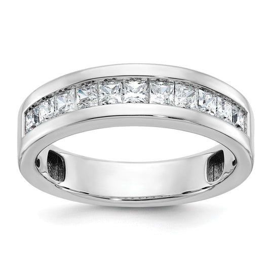14k White Gold Men's Diamond Ring Mounting