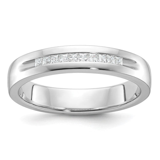 14k White Gold Men's Diamond Ring Mounting